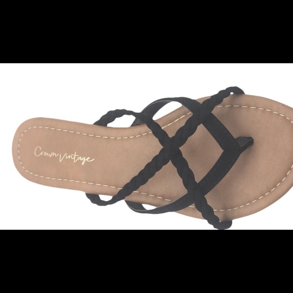 Crown Vintage Cute Flipflops , sandals - Picture 1 of 2